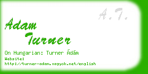 adam turner business card
